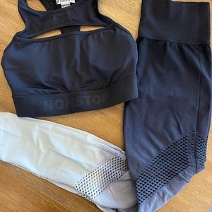 Forever 21 Sports bra and leggings - size small